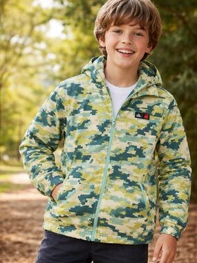 Adidas x LEGO Camouflage Jacket in Green and Beige, size 11/12